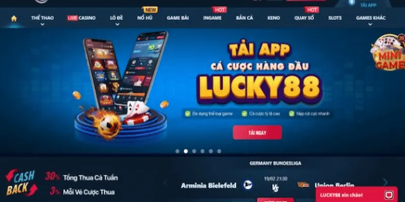 Lucky88 Các sản phẩm cá cược nổi bật tại lucky88